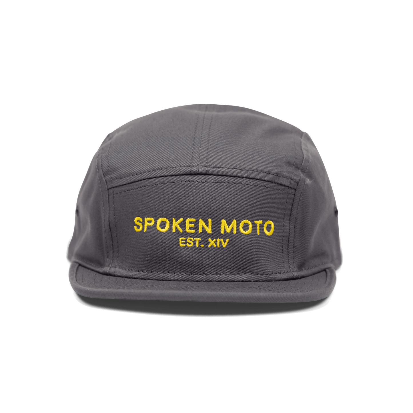 The Spoken Camper Hat from the front.