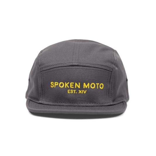 The Spoken Camper Hat from the front.