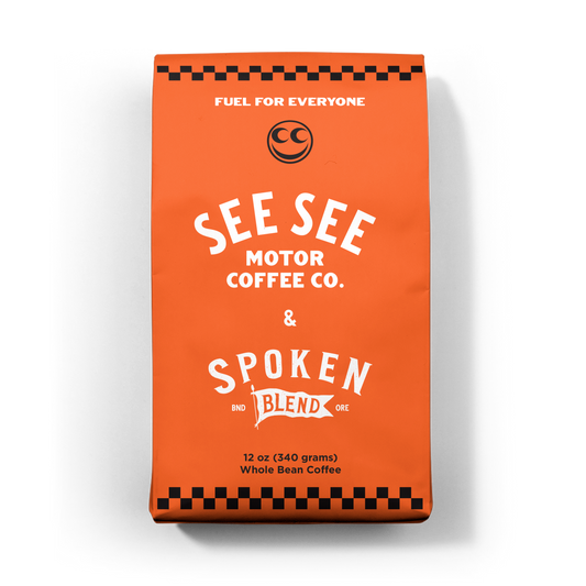SeeSeexSpokenMoto Coffee Blend front.